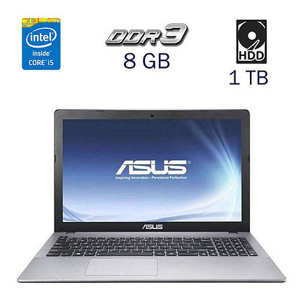 Ігровий ноутбук Asus R510L/15.6"/Core i5 2 ядра 1.7GHz/8GB DDR3/1TB HDD/GeForce 820M 2GB/Win10/Webcam, фото 2