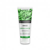 Шампунь для волосся Unice з екстрактом зеленої кави, 250 мл