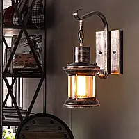 CNCEST Античный настенный светильник на открытом воздухе, винтажное настенное освещение лампочка E27 (лампочка