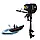 Двотактний човновий двигун CNCEST 3.6HP з водяним охолодженням і системою запалювання CDI для рибальських човнів, фото 3