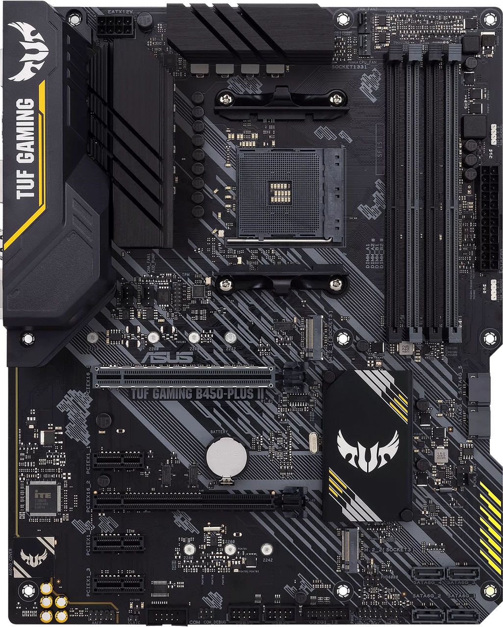 Материнська плата ASUS TUF GAMING B450-PLUS II (sAM4), фото 1