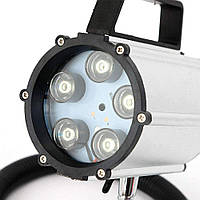 Светодиодная токарная лампа 5W на гибкой трубке магнитного основания, устойчива к коррозии и окислению, 500 мм