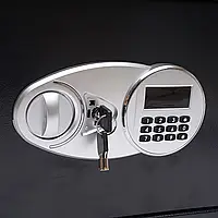Электронный сейф с комбинированным замком и ключом 37x31x30 см Сейф для паролей Сейф для ключей Минисейф