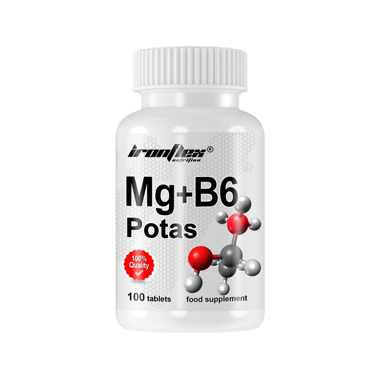 Вітаміни та мінерали IronFlex Mg+B6 Potas 100 tabs