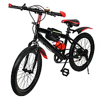 20-дюймовий дитячий велосипед для хлопчиків Дитячий гірський велосипед Велосипед червоний