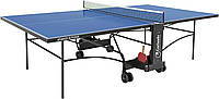Теннисный стол всепогодный складной Garlando Advance Outdoor 4 mm Blue (C-273E) ITTF Сетка с креплением