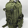 Рюкзак тактичний 55 л, (55х40х25см), B08, з підсумками Олива / Військовий штурмовий рюкзак на MOLLE, фото 10