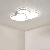 24W кристалл современный светодиодный потолочный светильник в форме сердца лампа гостиная спальня свет