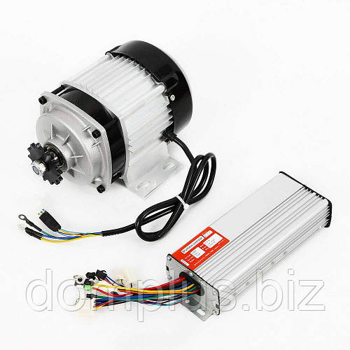 Купить 48V DC 750W Электрический бесщеточный двигатель с контроллером ...