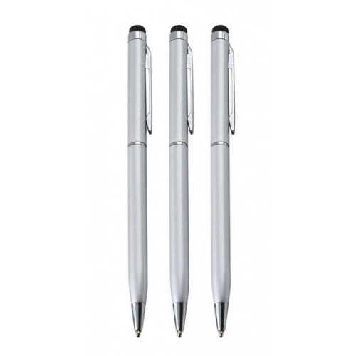 Стилус-ручка для ємнісних екранів Value S0533x3 3шт сріблястий