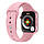 Розумні Смарт-годинник M16 mini WearfitPro 38 mm Aluminium голосовий виклик pink, фото 5