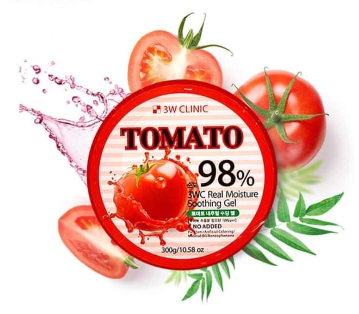 Гель для лица и тела с экстрактом Томата 3W CLINIC Tomato Moisture Soothing Gel, 300 г - фото 3 - id-p1733042278