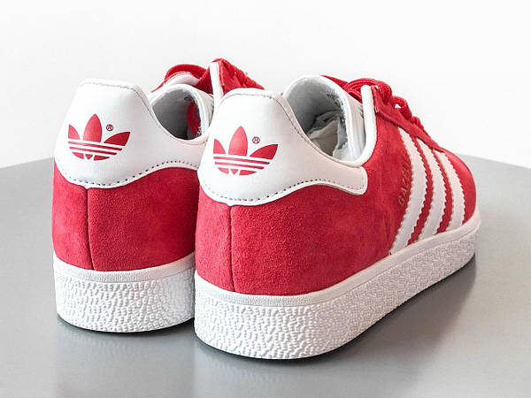 Adidas Gazelle Scarlet White Gold Metallic S76228 High Top Store 571354119