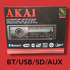 Автомобільна магнітола Akai AK-338 (Bluetooth)