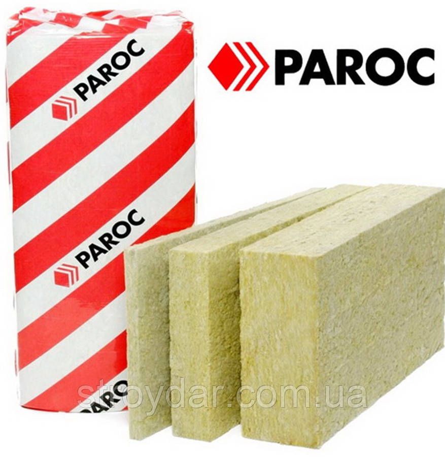 Базальтовий утеплювач PAROC Solid Multipurpose slab 100 мм (UNS 37), фото 1