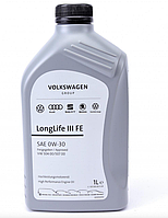 Олива для двигуна Volkswagen 0W30 LongLife III FE (1 л) VW504.00/507.00 VAG (GS55545M2)