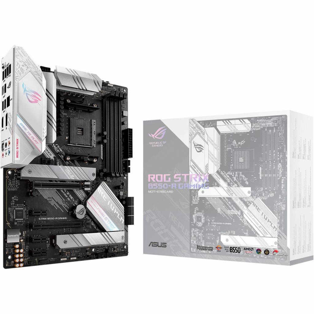 Материнська плата Asus ROG Strix B550-A Gaming AM4 — ATX, DDR4 5100 МГц, 2x M.2 PCIe 4.0, USB Type-C, 2.5Gb LA