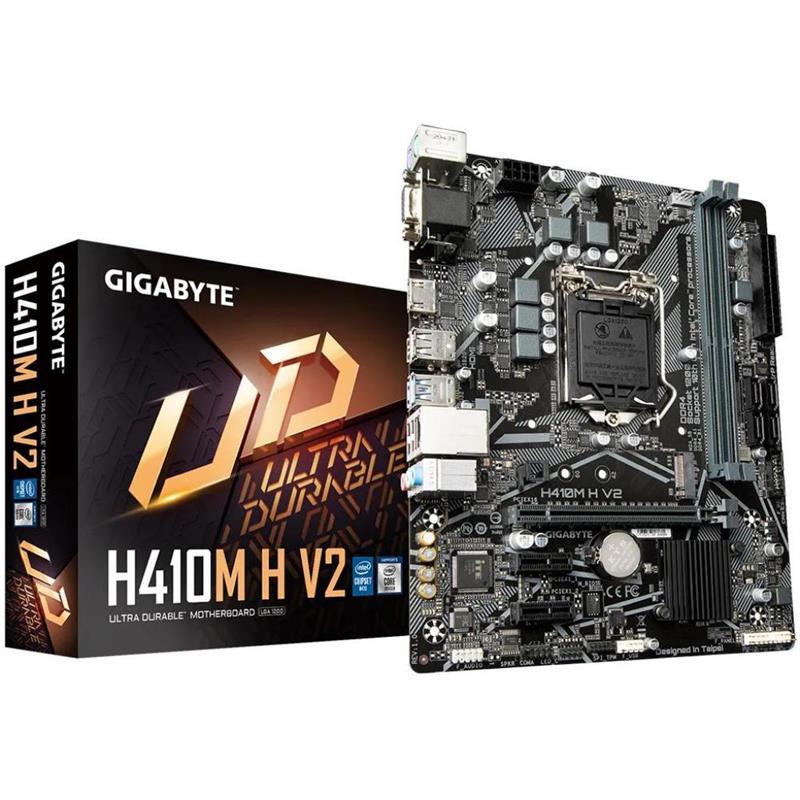 Материнська плата Gigabyte H410M H V2 Socket 1200, фото 1