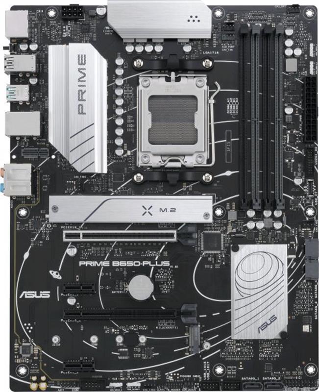 Материнська плата Asus Prime B650-Plus Socket AM5 — DDR5, RAID, 2.5 Гбіт/с LAN, M.2 PCIe 5.0, фото 1
