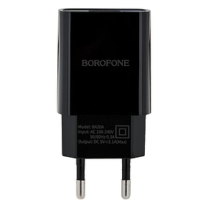 Мережевий Зарядний Пристрій Borofone BA20A Type-C 1USB 2.1A, фото 2