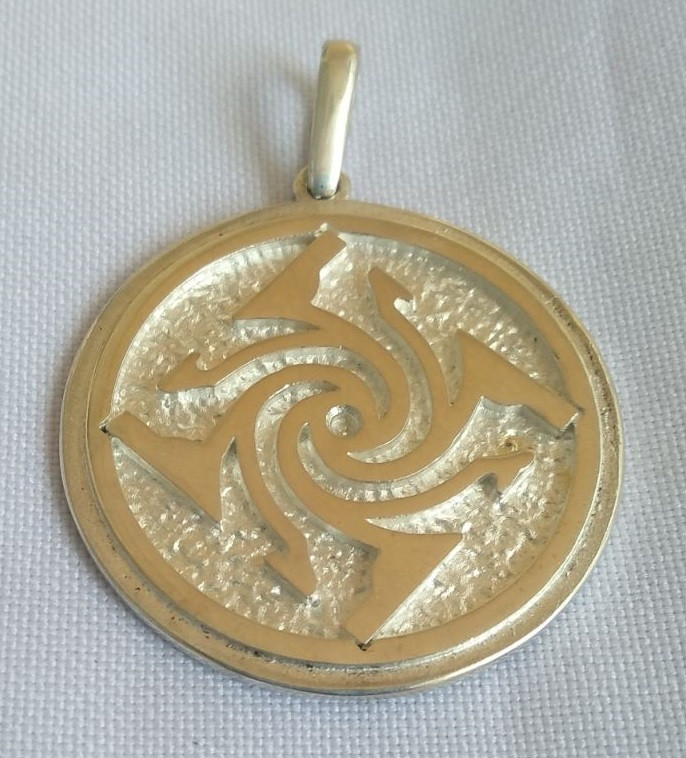 Гаруда слов'янський оберіг срібло 925 проби, фото 1