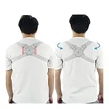 Універсальний коректор постави з вібрацією SENSOR CORRECTOR Смарт-корсет для спини з регульованим розміром, фото 7