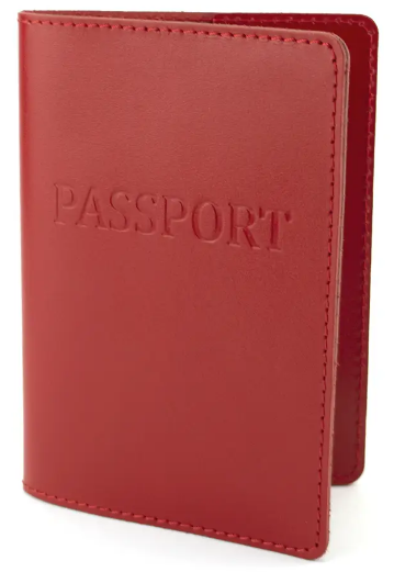 Обложка для паспорта "REFRESH" А1-1 "PASSPORT" красная - фото 1 - id-p1849961794
