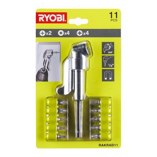 Набір біт із кутовою насадкою Ryobi RAKRAD11