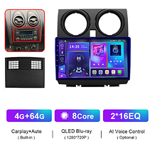 Junsun 4G Android магнітолу для Nissan Qashqai 1 2006-2013 J10 wifi 4ГБ+64+4G 10" тип А