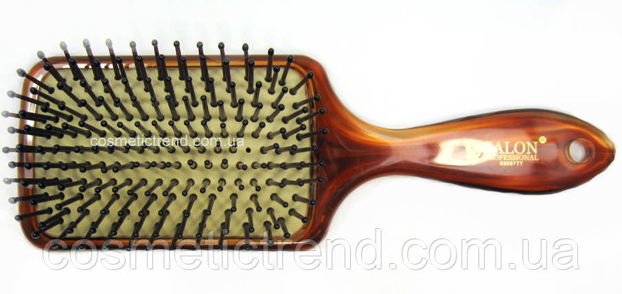 Щітка для волосся масажна широка пластикова Salon Professional 69087ТТ, фото 3