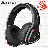 Гарнитура игровая A4Tech MR710 Bloody (Black) Bluetooth v5.0 + 2.4 ГГц + 3.5 мм аудио-Jack