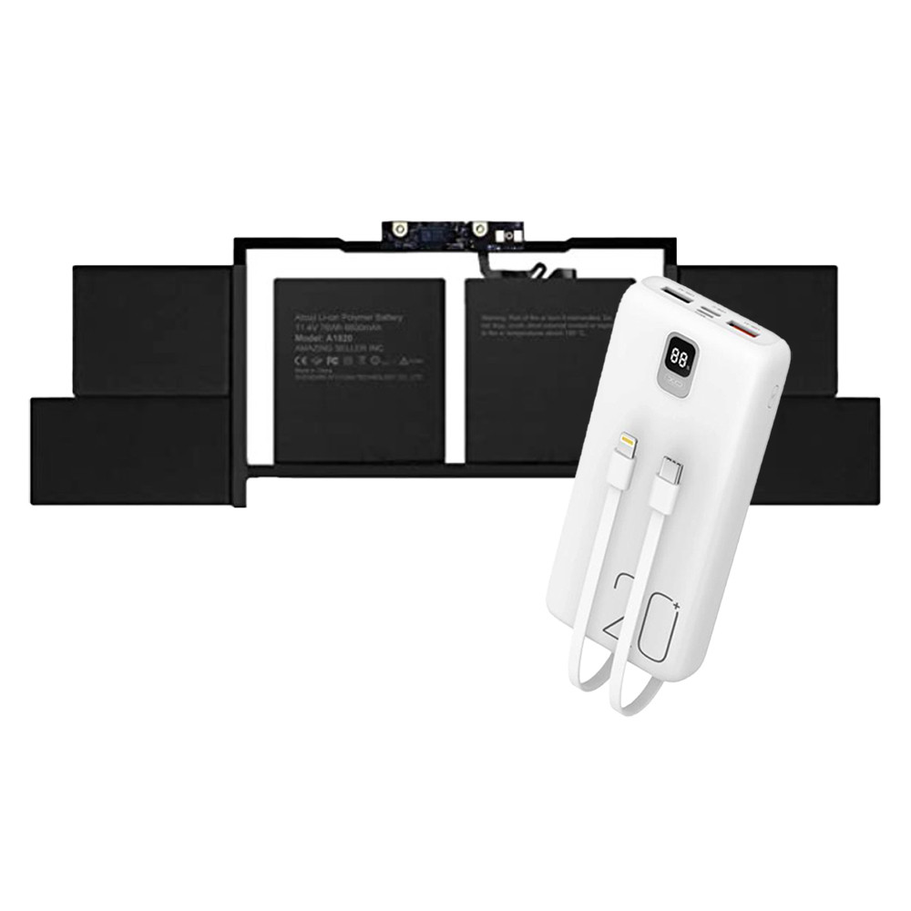 Акумулятор Apple A1820 + PowerBank 20000 mAh / MacBook Pro Retina 15" A1707 2016-2017гг.