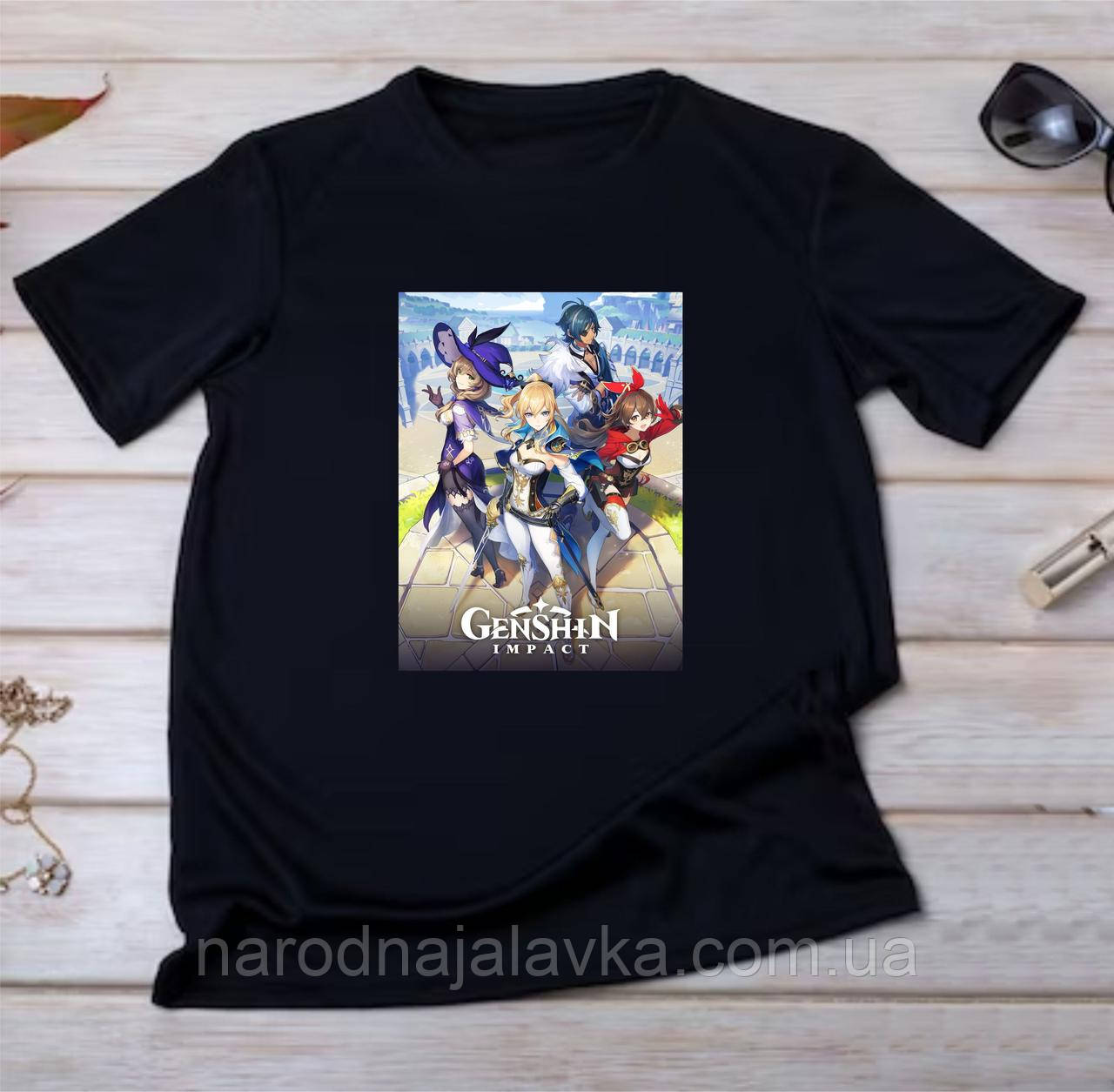 Футболка GENSHIN IMPACT. Товари Геншин Імпакт