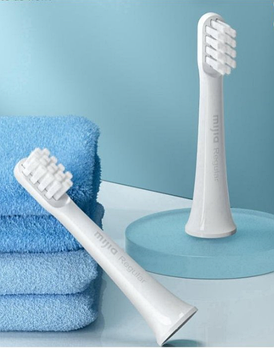 Насадки для зубної щітки Xiaomi MiJia Sonic Electric Toothbrush T100 Head White, 3 шт./1 уп, білий (KG-8130)