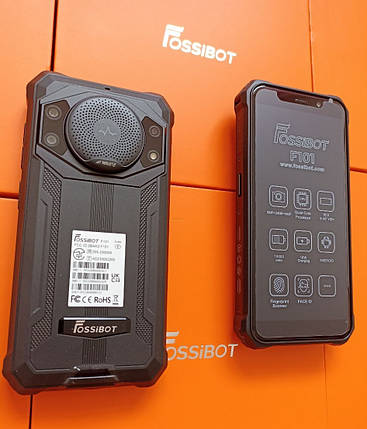 Захищений смартфон Oukitel FOSSiBOT F101 Black 4/64GB акумулятор 10600мАч НОВИНКА, фото 1