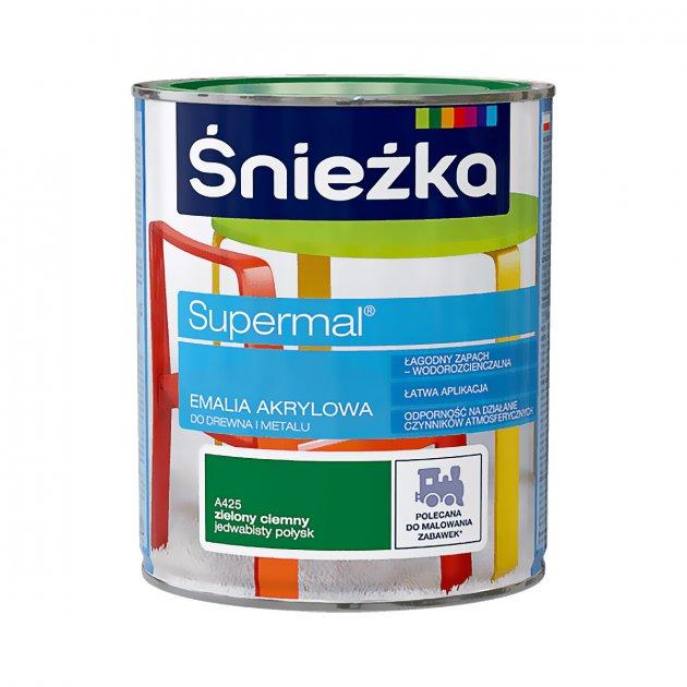 Sniezka Supermal Akryl.A425 тем.зел.шовк.гл. 800мл