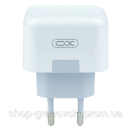 Мережевий Зарядний Пристрій XO L102 EU Dual type-C port 35W, фото 2