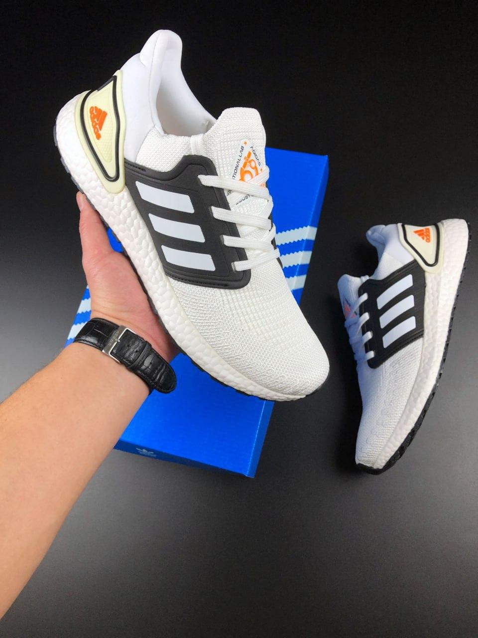 Кроссовки мужские Adidas Ultra Boost White Обувь Адидас Ультра Буст ...