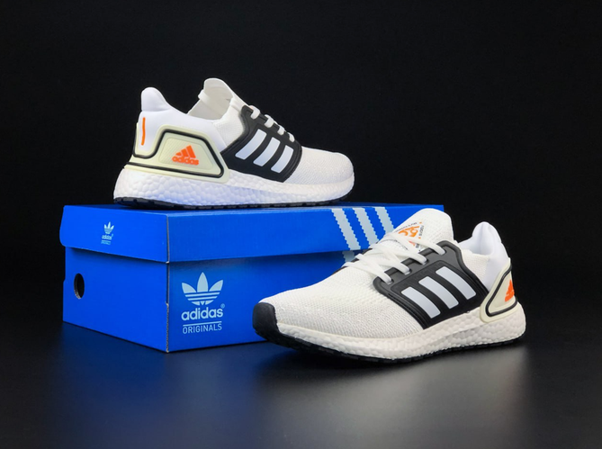 Кроссовки мужские Adidas Ultra Boost White Обувь Адидас Ультра Буст ...