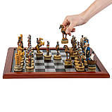 Ексклюзивні шахи Троя зі штучного каменю, фото 7