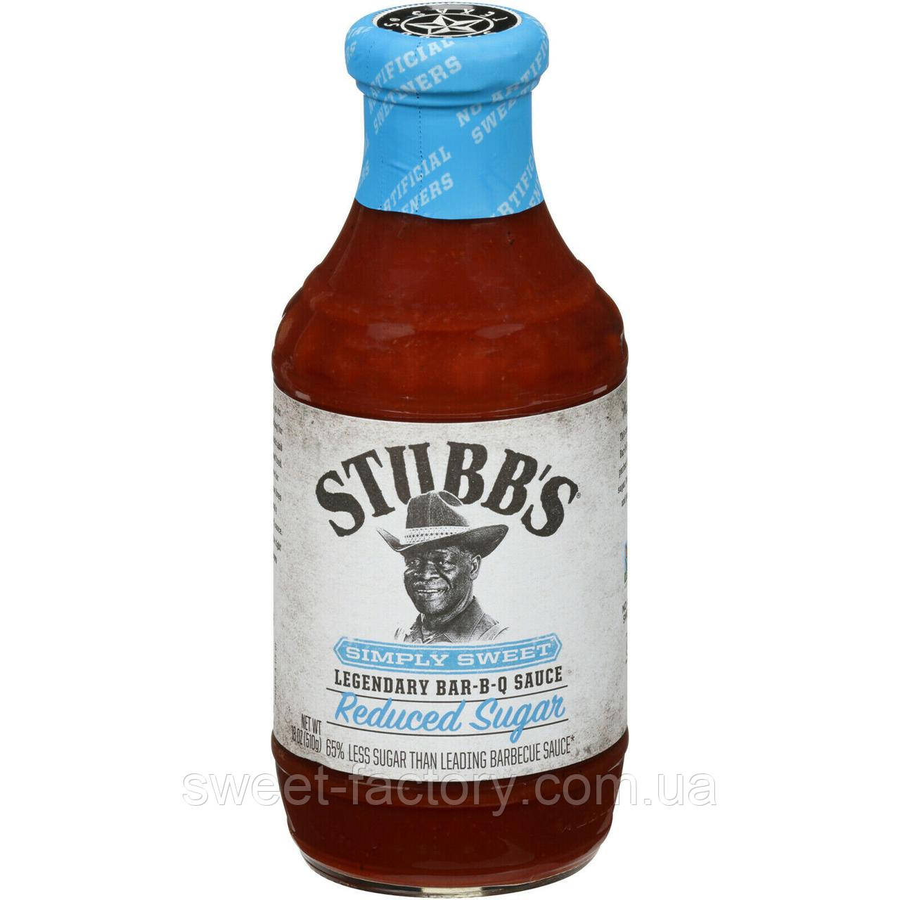 Соус Барбекю Stubb's Simple Sweet Reduced Sugar BBQ Sauce 510g, фото 1