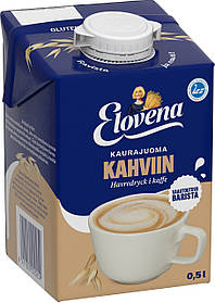 Вівсяне молоко до кави ELOVENA Barista 3% 500 мл, (10 шт/ящ)