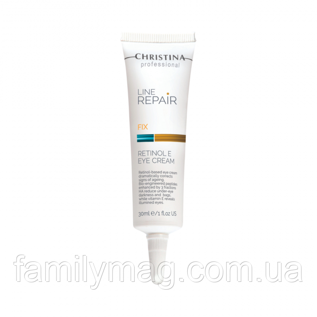 Крем для шкіри навколо очей з ретинолом та вітаміном Е Retinol E Eye Cream Line Repair Fix Christina 30 мл