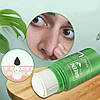 Маска стик для обличчя проти чорних крапок, із зеленим чаєм / Глиняна маска для очищення шкіри, фото 7