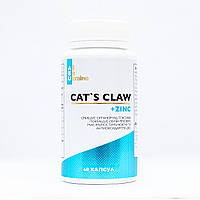 Кошачий коготь с витамином С и цинком Cat's Claw ABU, 60 капсул