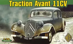 Staff Car Traction 11CV Французский легковой автомобиль. 1/72 ACE 72273