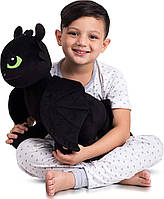 Великий Беззубик 60 см м'яка іграшка Franco Kids How To Train Your Dragon Toothless
