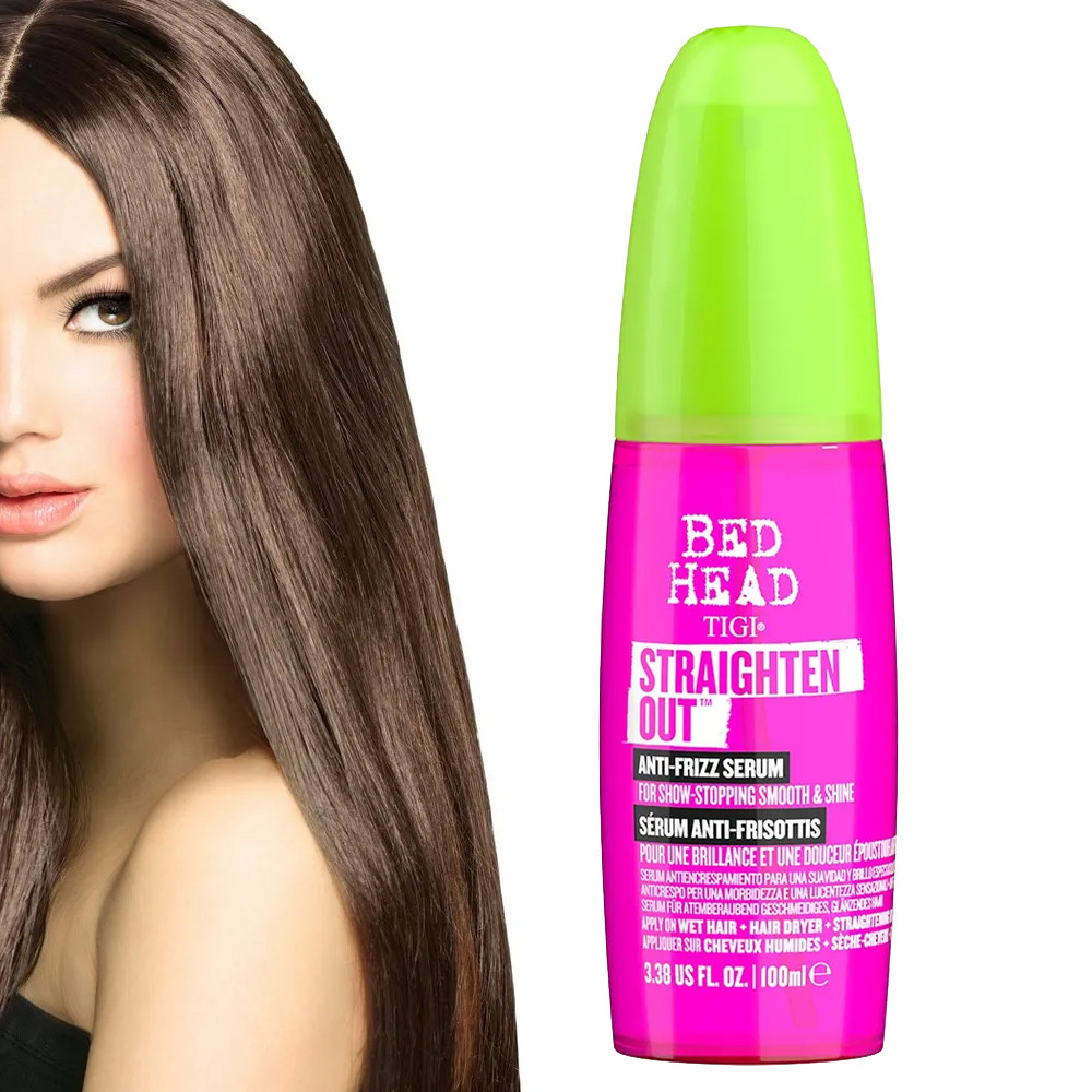 Сироватка для випрямлення волосся Tigi Straighten Out Anti-Frizz Serum, 100мл