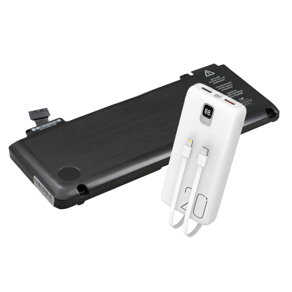Акумулятор Apple A1322 + PowerBank 20000 mAh / MacBook Pro 13" 2009-2012гг. A1278