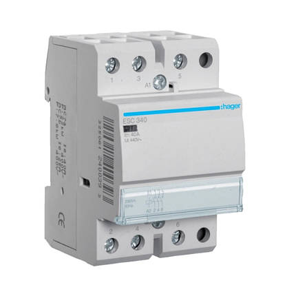 Контактор Hager 40A 3НВ 230В ESC340, фото 1
